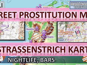 Cali, Colombia, Sex Map, Street Map, Massage Parlours, Brothels, Whores, Callgirls, Bordell, Freelancer, Streetworker, Prostitutes