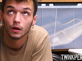 Frank Lacklustre Bad Small fry Twink Caught Shoplifting Spray Film Fucked Apart from Chubby Black Jubilant Mall Cop