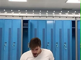 Public Locker Room Wank