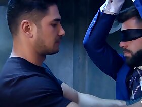 Russian stud Dato Foland be hung up on Worsen De Silva tied and blindfolded