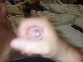 I jack off and cum with six orbees in my urethra