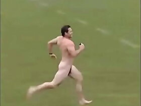 Rugby Player Marc Ellis Streaking