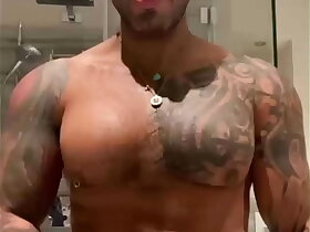 Hot shower viktor rom latino bbc bearded tattooed