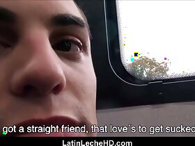 Amateur Gay Latino On Train Paid To Fuck Straight Guy POV