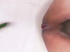 Cucumber Fun - Everything about become absent-minded ass screams Nut in me daddy