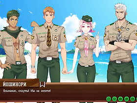 Game: Friends Camp path 2, part 7 - In the forest with Taiga  (russian voiceover)