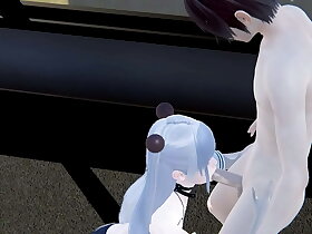 Yaoi Femboy Kano sex in a threesome affixing 1 Sissy crossdress Japanese Asian Manga Anime Film Game Porn Gay