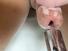 Underwaterpalay with cock, peehole and butt