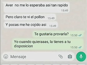 Chat caliente por wasap con chica tinder infiel