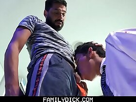 FamilyDick - Stepdad Punishes His Boy Off out of one's mind Plowing His Asshole Raw