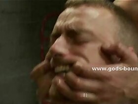 Drooling prisoner is flogged